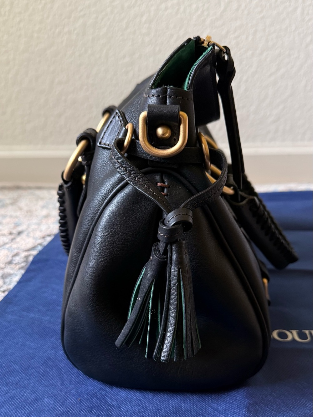 Dooney & Bourke Florentine Satchel in Black Black - Picture 6 of 15